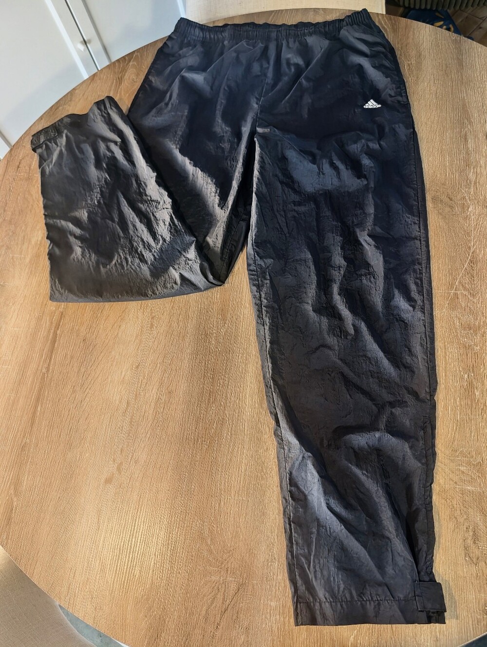 Adidas Men’s Black Lightweight Track Splash Pants
